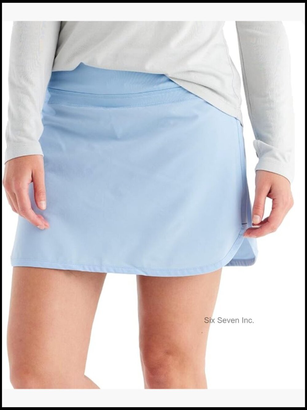 UPF 50+ Lined Breeze Skort Lightweight Breathable Skort